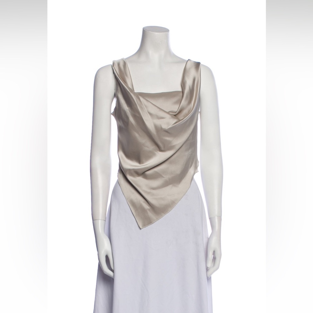 Nanushka Cowl Neck Sleeveless Tunic, Small